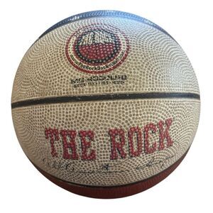 The Rock Red White & Blue Basketball